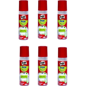 Sıvı Yapıştırıcı 40 ml 6 Adet Pritt Pen Glue Yapıştırıcı 6 Adet Glue Pen Sünger Uçlu Yapıştırıcı 1 Paket