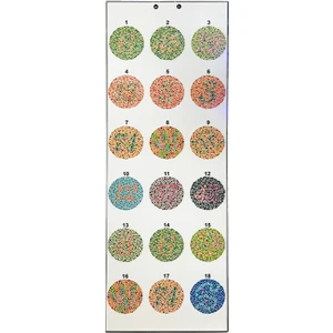 Renk Körlüğü Test Skalası Mdf 70 x 25 cm