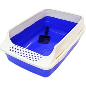 A.C.E.K Plastik Büyük Boy Açık Kedi Kum Kabı Tuvalet 64X45X25H