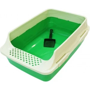 A.C.E.K Plastik Büyük Boy Açık Kedi Kum Kabı Tuvalet 64X45X25H