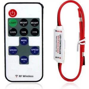 LED Için Kablosuz Uzaktan Kumandalı Dimmer 12V