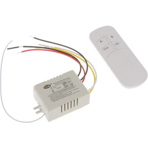 2 Yollu Kablosuz Işık Uzaktan Kumanda Anahtarı Alıcı+ Yayı 220V