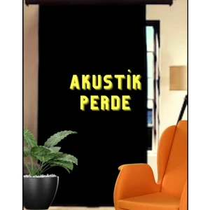 Karmina Perde Akustik Perde 140X250 cm Pilesiz