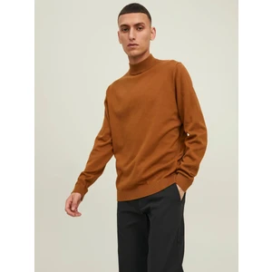 Jack & Jones Yarım Balıkçı Taba Erkek Kazak 12190170