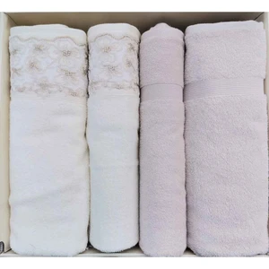 Begonvil Best Set (Hamam Takımı) Krem-Bej