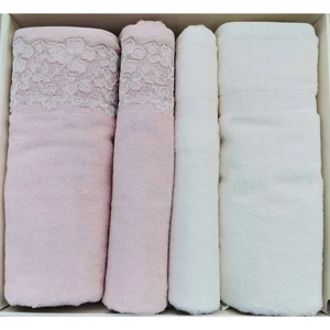 Begonvil Best Set (Hamam Takımı) Krem-Pudra