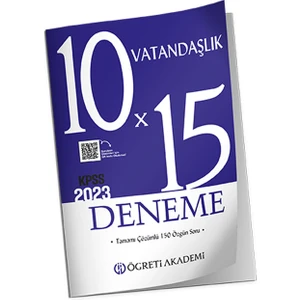 Öğreti Akademi 15X5 Vatandaşlık Deneme