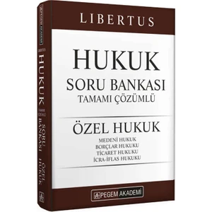Pegem Akademi Yayıncılık KPSS A Grubu Hukuk Soru Bankası-Özel Hukuk