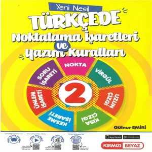 Kırmızı Beyaz Yayınlar 2.Sınıf  Yeni Nesil Türkçede Noktalama Işaretleri ve Yazım Kuralları
