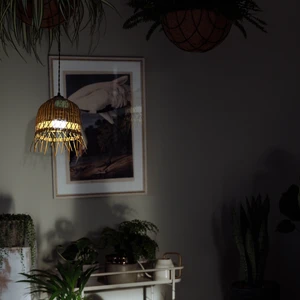 Bambu Avize Rattan Sarkıt: Starlight Natürel Renk: 25-27CM