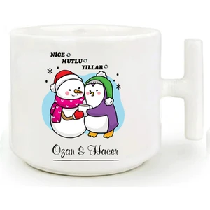 Nil Hediye Yeni Yıl Hediyesi Nice Mutlu Yıllar Latte Fincanı