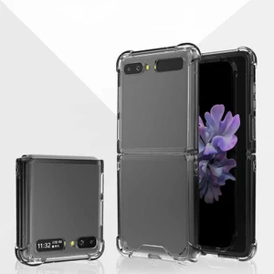 Samsung Galaxy Z Flip 4 Şeffaf Antişok Silikon Darbe Emici Kapak