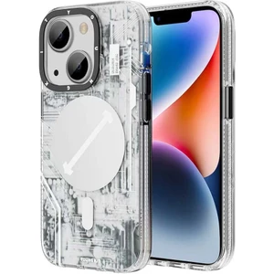 Apple iPhone 14 Kılıf Magsafe Şarj Özellikli Youngkit Technology Serisi Kapak