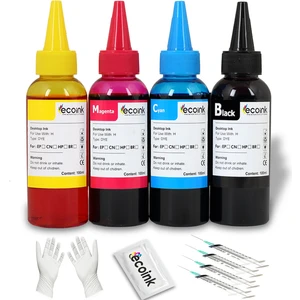 Epson Tanklı Yazıcılar Için Uyumlu 4X100 ml Dolum Seti