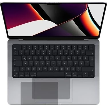 ECR MOBILE Macbook Air M2 Çipli 13' Uyumlu Mat Parmak Izi Bırakmayan Touchpad Nano Koruyucu 2