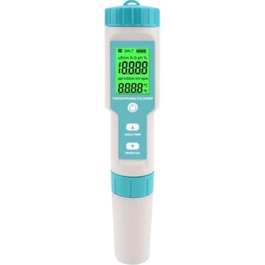 Hubstein 7in1 Ph Tds Ec Orp Deniz Suyu Ağırlık Tuzluluk Sıcaklık C-600 Ph Ölçer Su Kalitesi