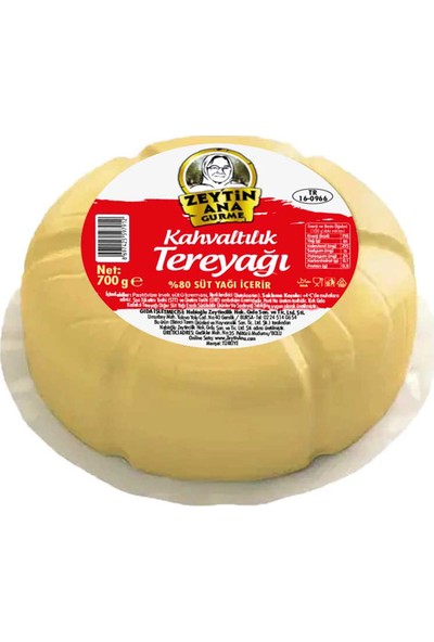 Zeytin Ana Kahvaltılık Tereyağ 700 gr