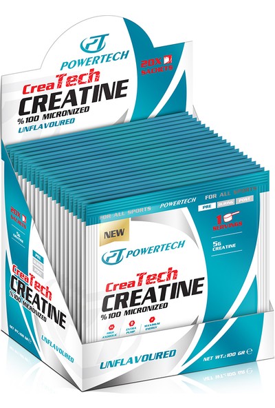 Powertech Createch Creatine 5 gr x 20 Sachets Aromasız