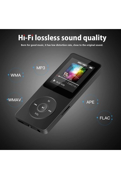 Streak Mp4 Müzik Çalar Hoparlörlü Radyo Bluetooth Alarm Sd Kart Girişli