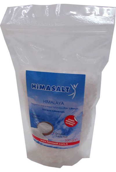 Himasalt Yemeklik Himalaya Kristal Çakıl Kaya Tuzu Beyaz 500 gr
