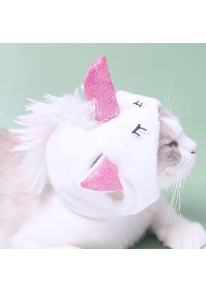 Renkli Unicorn Pet Kedi Şapka Pet Malzemeleri Başlık 10 x 11 x 35 cm. (Yurt Dışından) modelleri