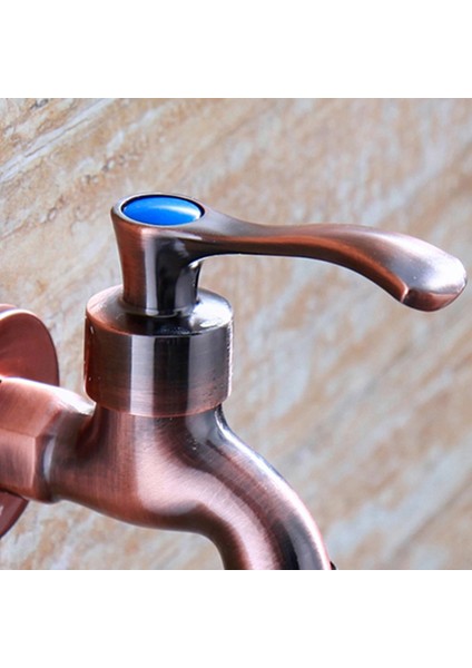 Açık Bahçe Su Musluk Çamaşır Yıkama Banyo Çamaşır Makinesi Banyo Kırmızı Bronz (Yurt Dışından) indirimleri