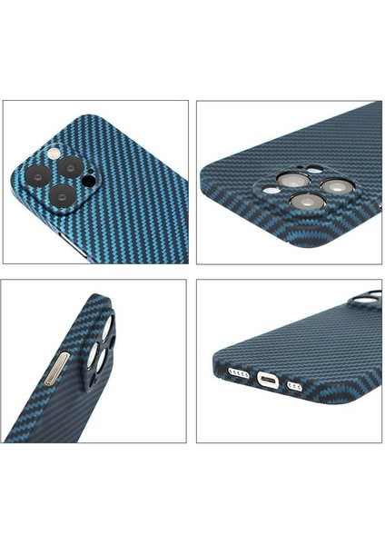 Iphone 14 Plus Kılıf Carbon Fiber Magsafe Sert Mika