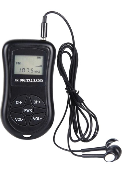 Jogging Için Fm Taşınabilir Radyo Hacmi Kontrol Konferansı Alıcı LCD Ekran (Yurt Dışından) fırsatları