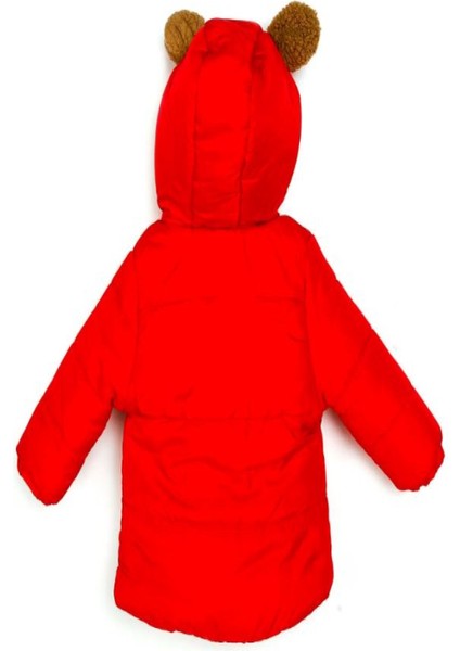 Yeni Sezon Sevimli Peluş Oyuncak Ayılı Cepli Kapüşonlu Bebek Mont indirimleri