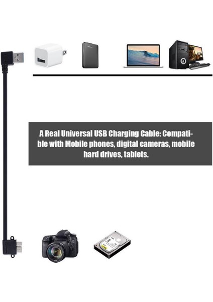 2xright Açılı 90 Derece USB 3.0 - Micro USB 3.0 10PIN Kablo 25CM 2 Pcs (Yurt Dışından) fırsatları