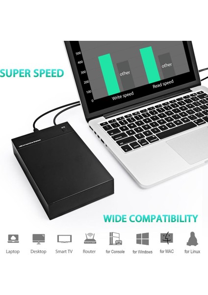 2.5 Inç 3.5 Inç Sata HDD SSD Muhafaza Muhafazası (Yurt Dışından)