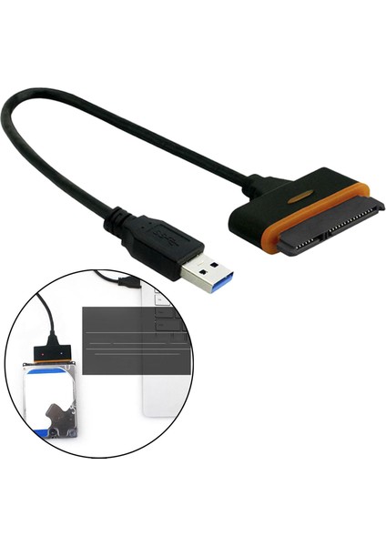 Sata - USB 3.0 2.5 "evrensel Sabit Sürücü Okuyucu Kablosu Dizüstü Bilgisayar Için 6 Gbps (Yurt Dışından)