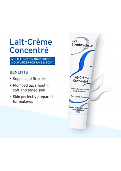 Lait Creme Concentre - Nemlendirici Bakım Kremi 30ML