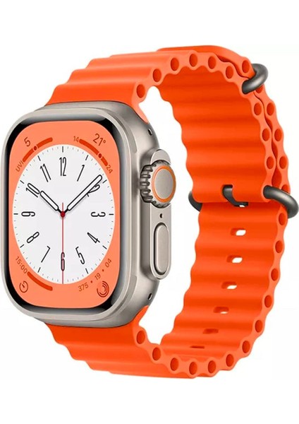 (Turuncu) Gs8+ Watch 8 Ultra 49MM Türkçe Akıllı Saat