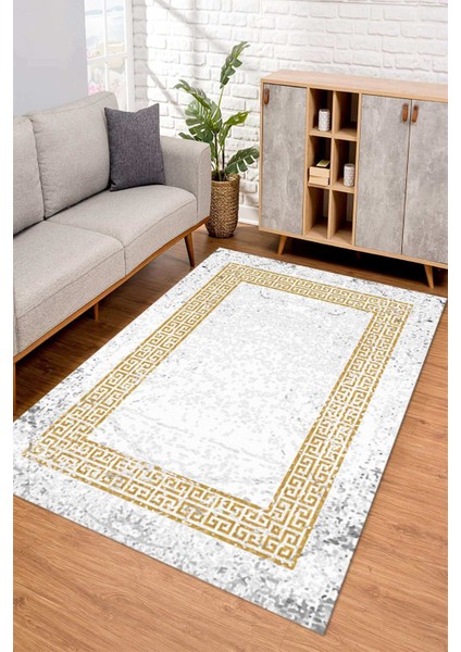 Dijital Kaymaz Taban Yıkanabilir Renkli Salon Halısı Mutfak Halısı Yolluk ND-SD-1077