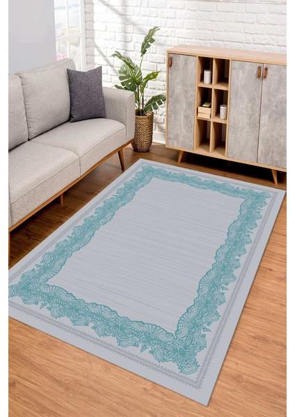 Dijital Kaymaz Taban Yıkanabilir Renkli Salon Halısı Mutfak Halısı Yolluk ND-SD-750