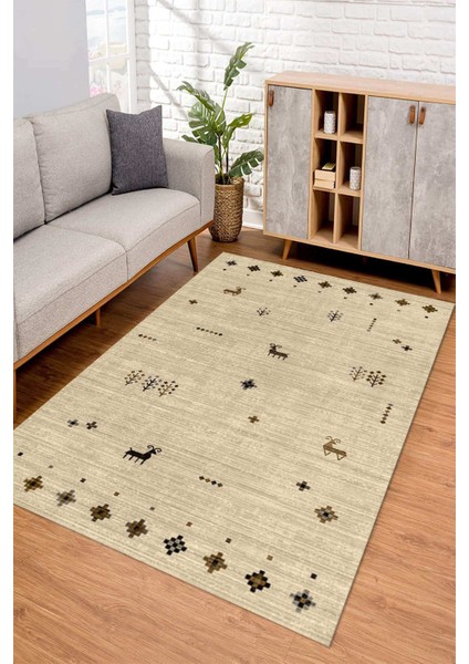 Dijital Kaymaz Taban Yıkanabilir Renkli Salon Halısı Mutfak Halısı Yolluk ND-SD-951