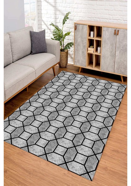 Dijital Kaymaz Taban Yıkanabilir Renkli Salon Halısı Mutfak Halısı Yolluk ND-SD-991