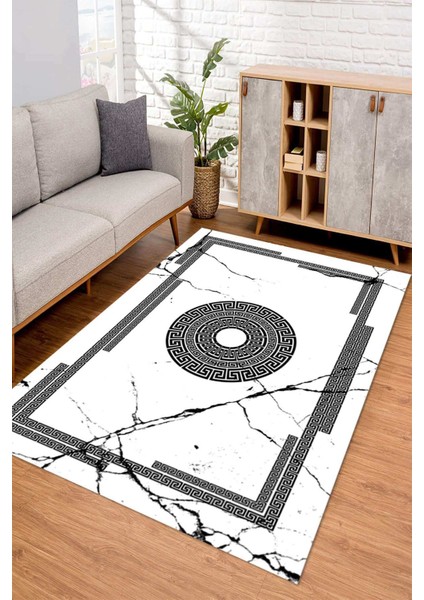 Dijital Kaymaz Taban Yıkanabilir Renkli Salon Halısı Mutfak Halısı Yolluk ND-SD-593