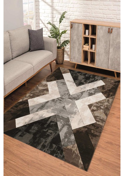 Dijital Kaymaz Taban Yıkanabilir Renkli Salon Halısı Mutfak Halısı Yolluk ND-SD-287