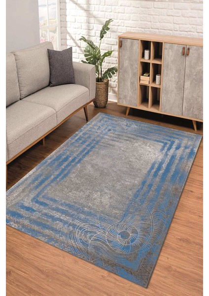 Dijital Kaymaz Taban Yıkanabilir Renkli Salon Halısı Mutfak Halısı Yolluk ND-SD-235