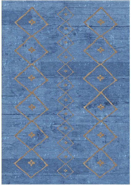 Dijital Kaymaz Taban Yıkanabilir Renkli Salon Halısı Mutfak Halısı Yolluk ND-SD-274