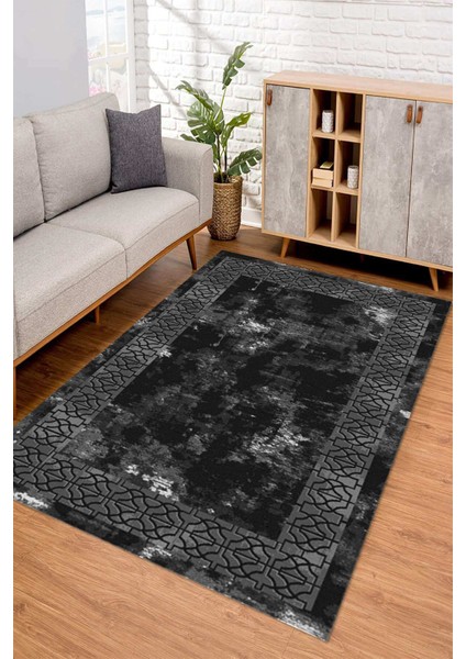 Dijital Kaymaz Taban Yıkanabilir Renkli Salon Halısı Mutfak Halısı Yolluk Nd-Sm-33