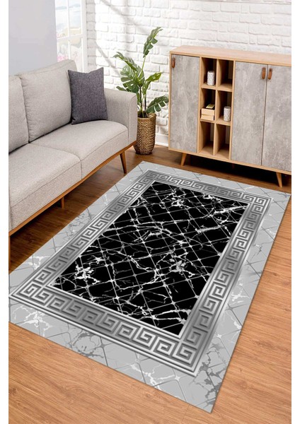 Dijital Kaymaz Taban Yıkanabilir Renkli Salon Halısı Mutfak Halısı Yolluk Nd-Sm-38