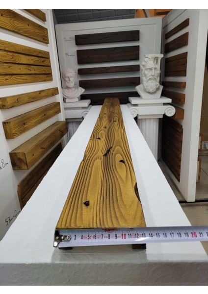 Ahşap Görünümlü Strafor 13,5x4 cm Açık Meşe Renkli (1 Metre)