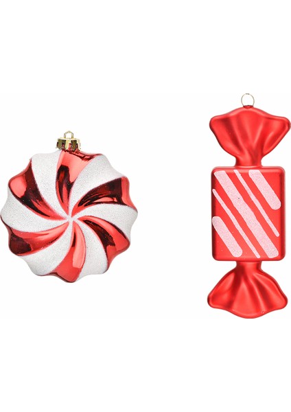 New Year Yeni Yıl Cany Pleasure 4 Parça Ağaç Süsü Seti modelleri