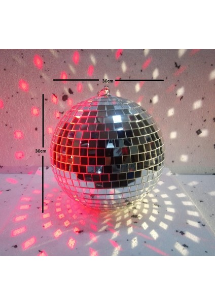 Impes Elektronik Aynalı Küre 30CM Disco Topu (Mırror Ball) Aynalı Disko Topu