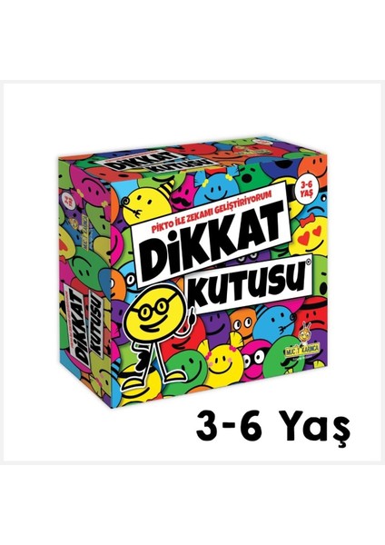 Dikkat Kutusu - 3-6 Yaş - Pikto ile Zekamı Geliştiriyorum