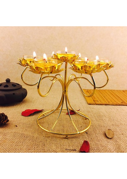 Tealight Stand Rank Ghee Lamba Tutucu Şamdan Dekor El Sanatları