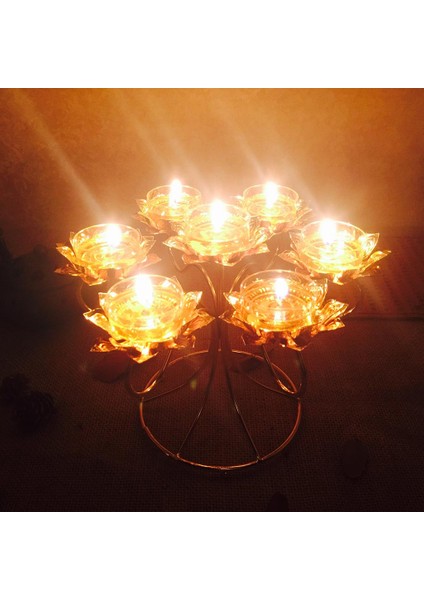 Tealight Stand Rank Ghee Lamba Tutucu Şamdan Dekor El Sanatları